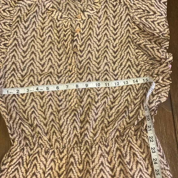 Joie Krystina C Dress in Melon Silk Cotton Blend. Size Medium - Picture 7 of 8